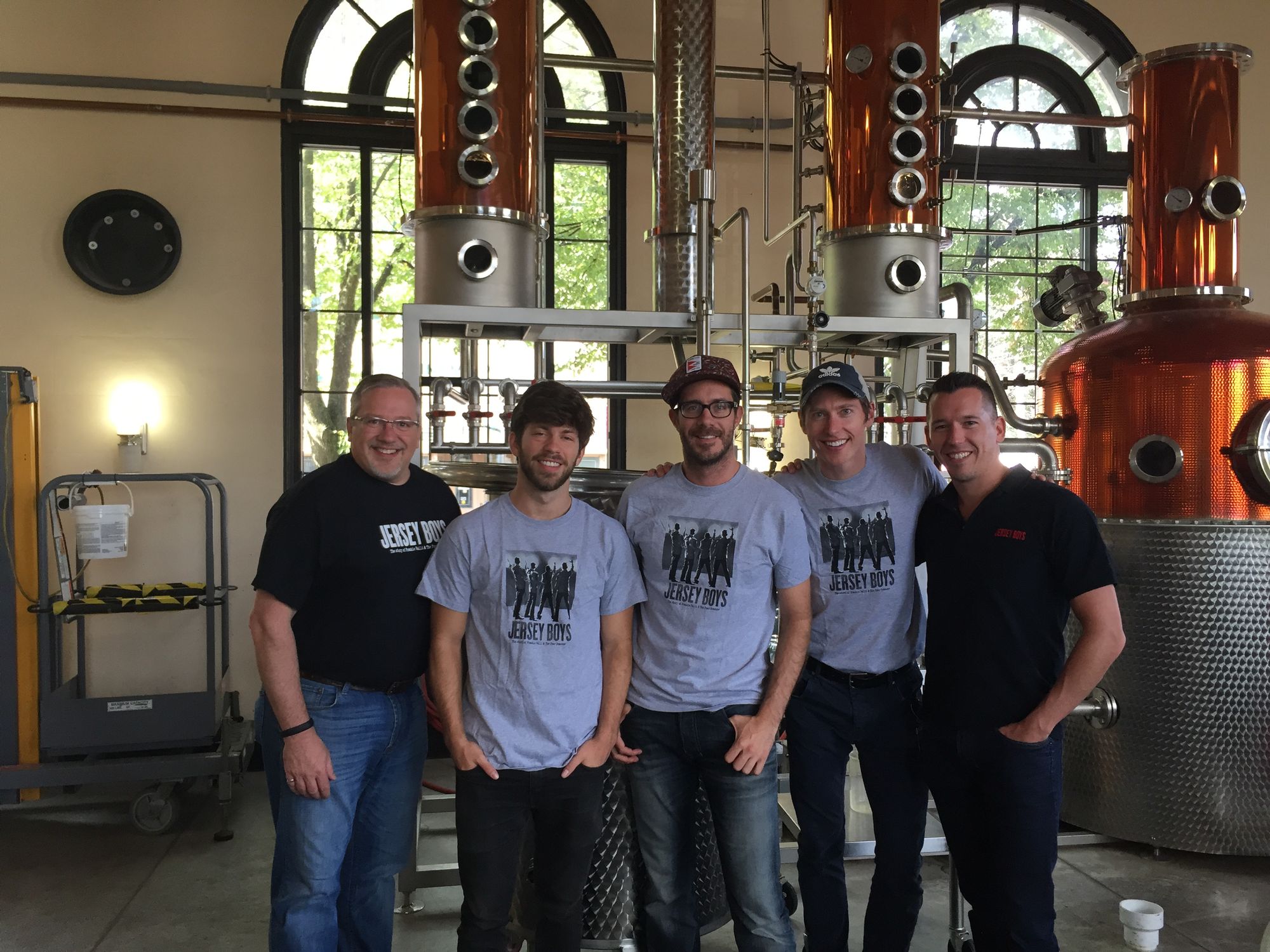 JERSEY BOYS PERFORMERS TOUR ADIRONDACK DISTILLING COMPANY