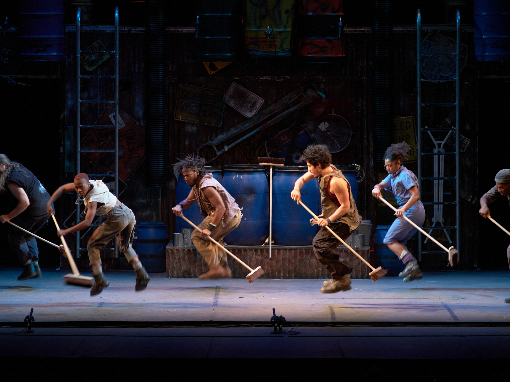 STOMP Dancing with brooms