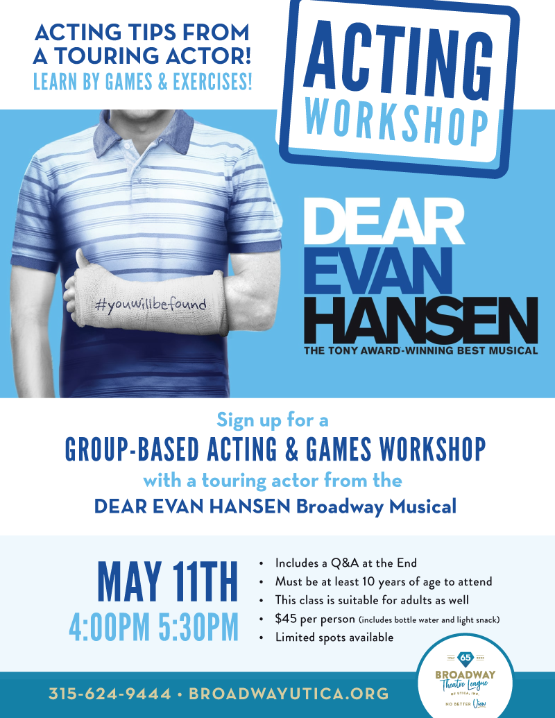 Dear Evan Hansen the Musical - Light Blue Water Bottle - Dear Evan Hansen