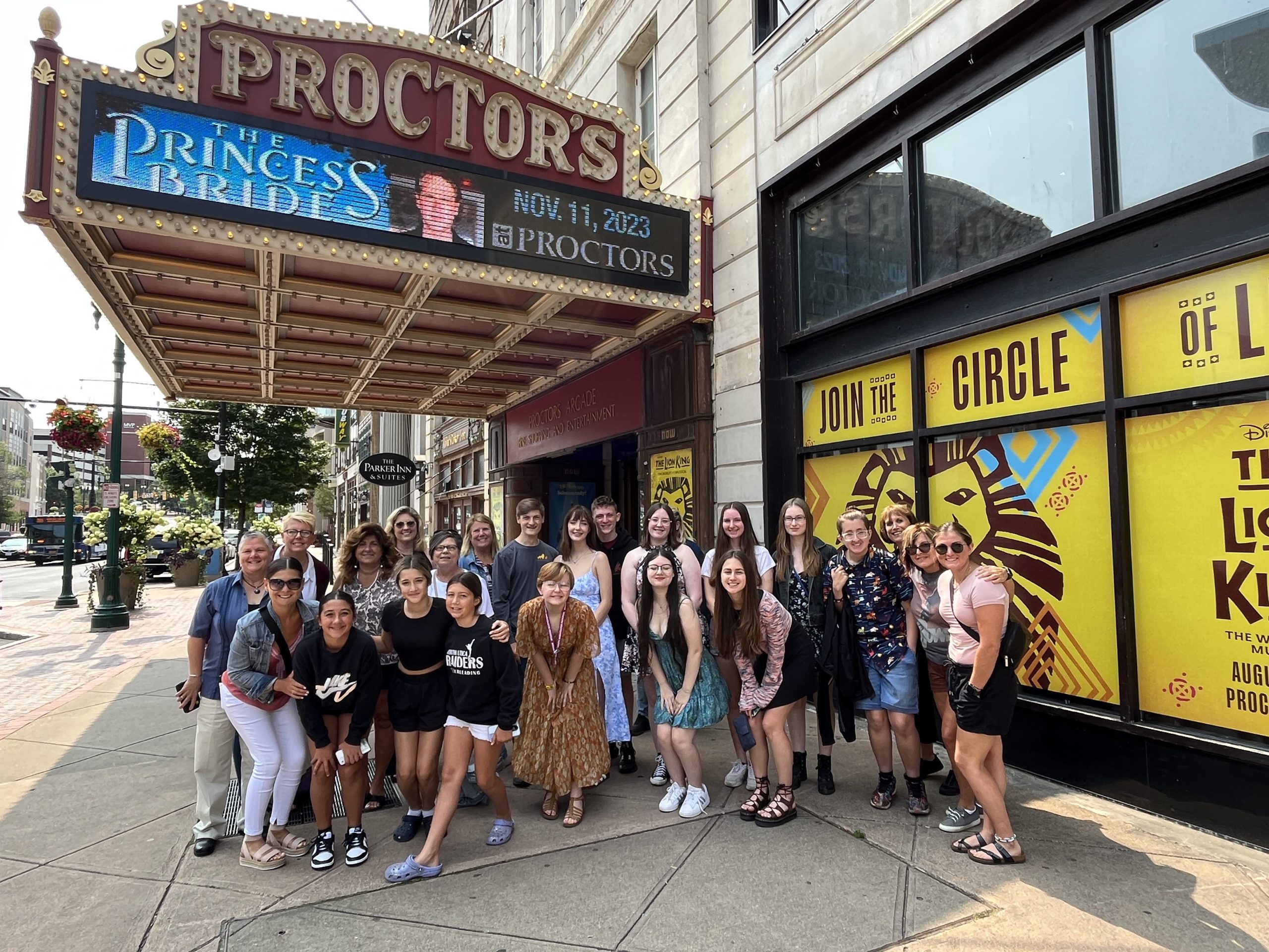 YAP Roaring with Joy after an Unforgettable Day at Proctor’s Theatre! 