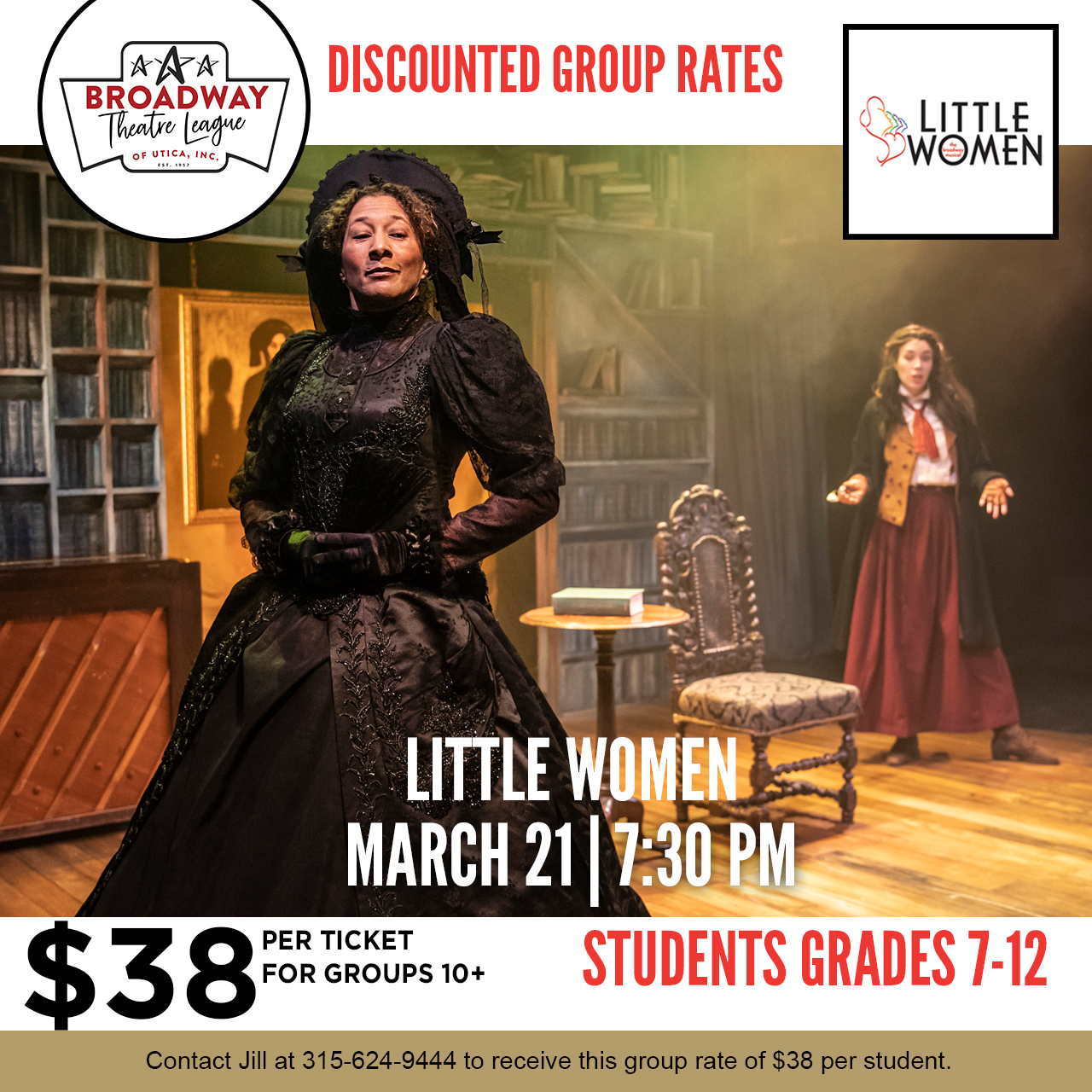 Little Women Offer and Group Student Rates